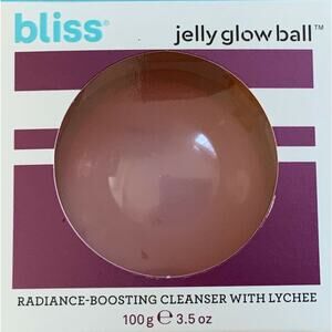 Jelly Glow Ball (Lot x2) Radiance Boosting Cleanser with Lychee 3.5oz Bliss NIB
